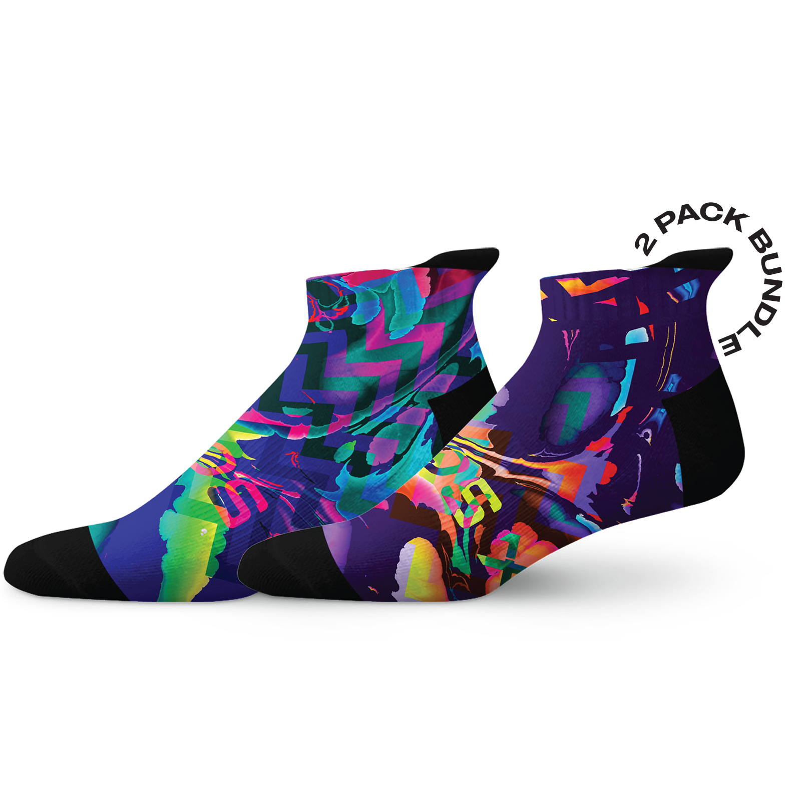 Colour Spill Tab Socks Combo