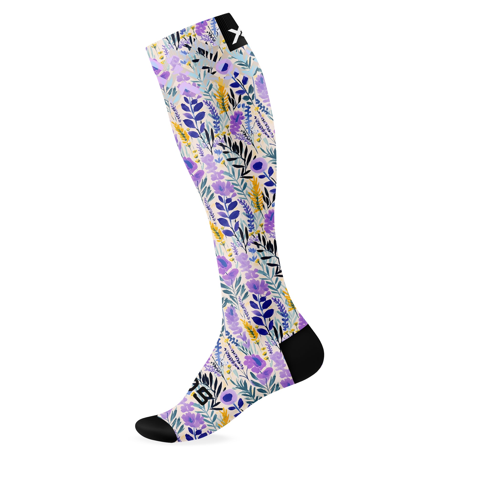 Lavender Fields Knee High Socks