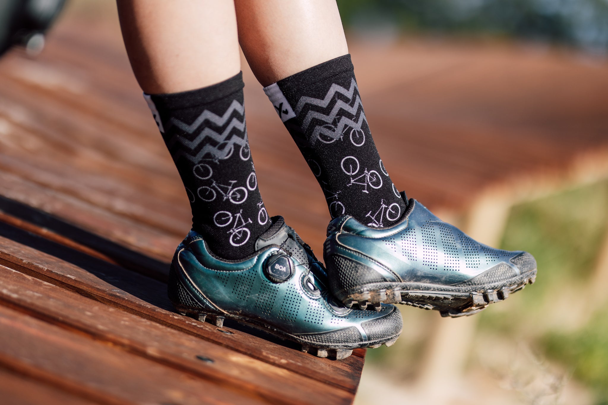 Bikes Crew Socks