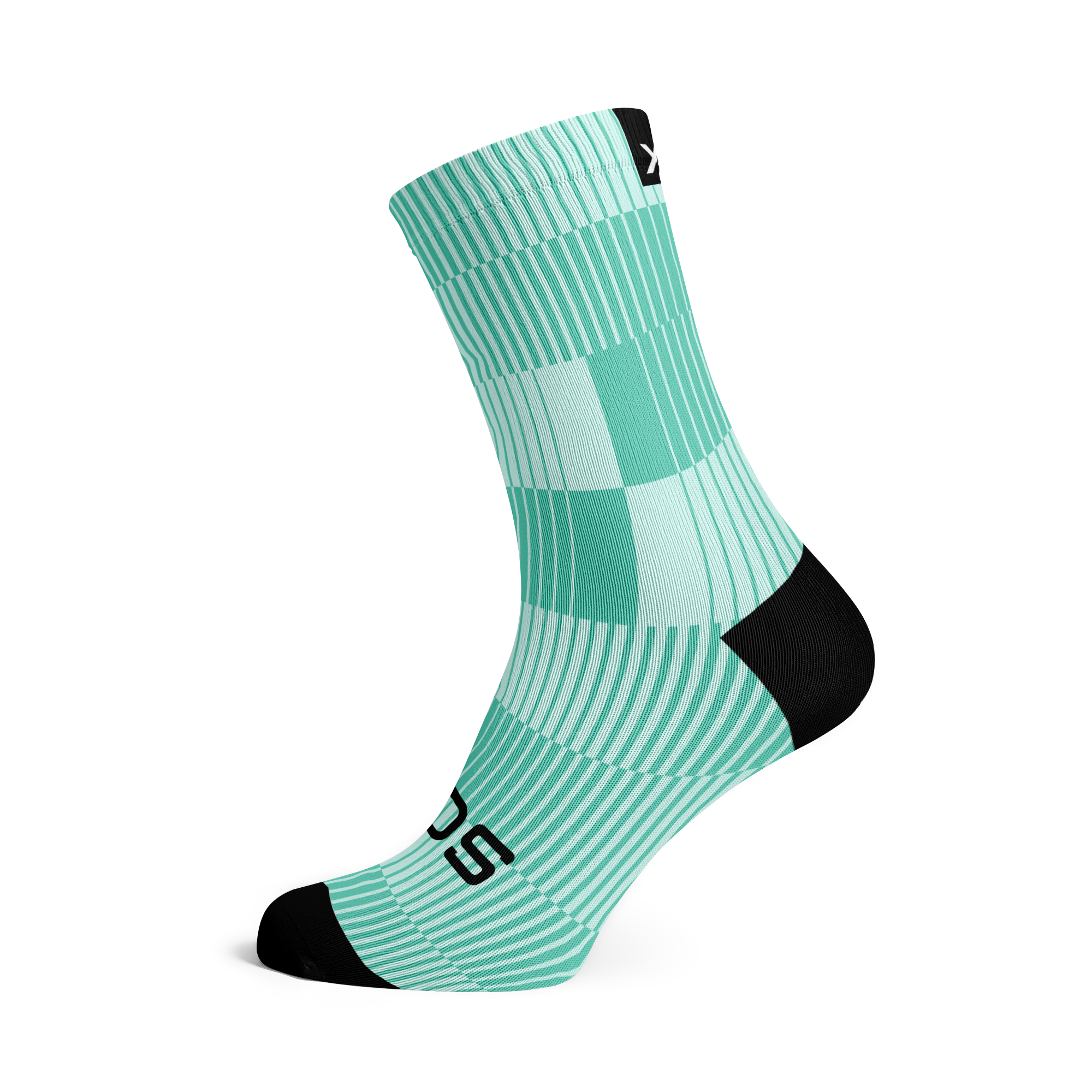 Slight Turquoise Socks