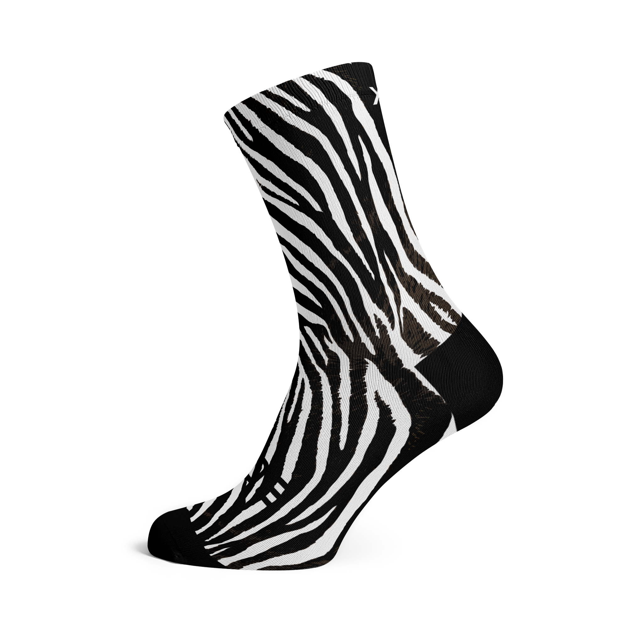 Zebra Crew Socks