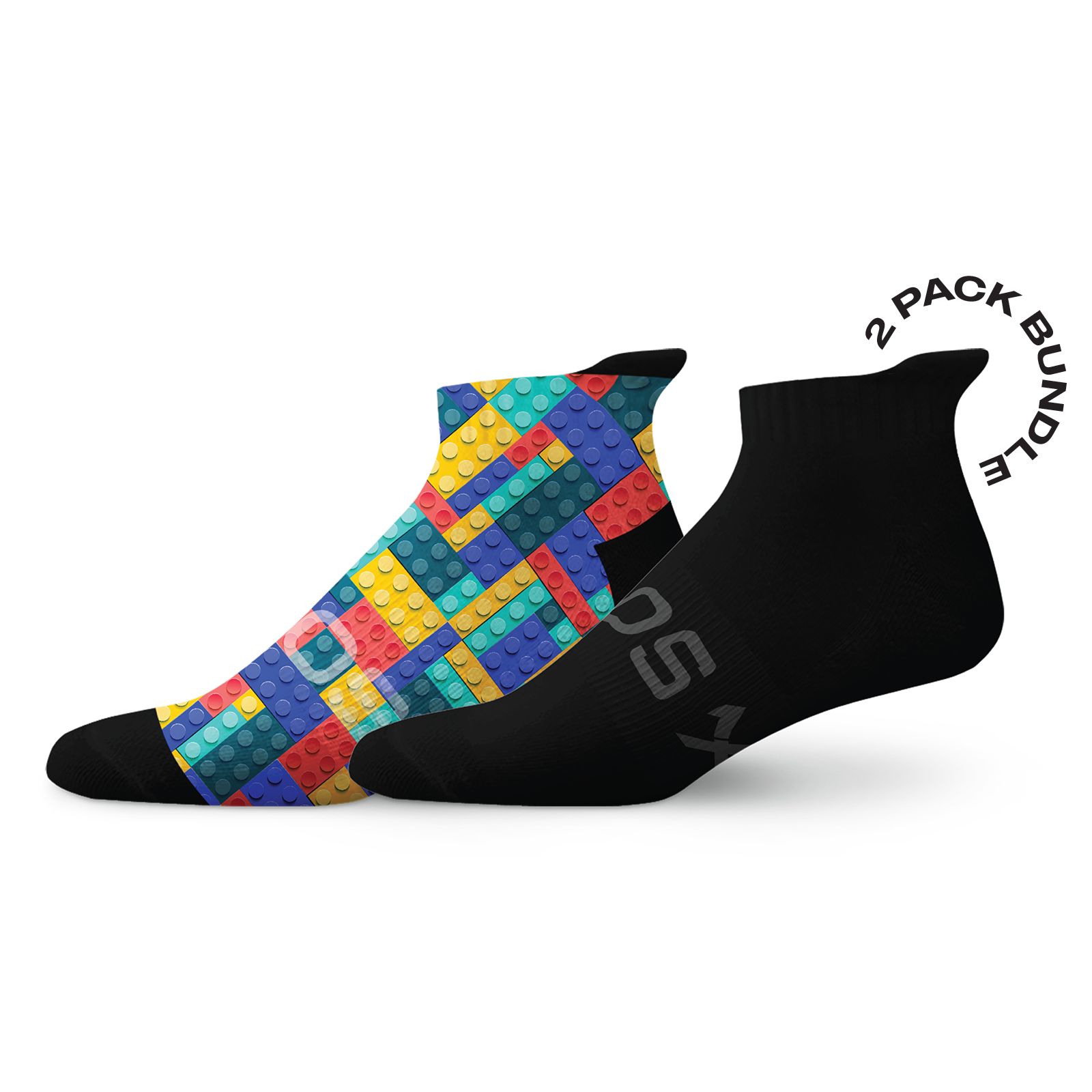 Blocks Tab Socks Combo