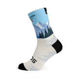 Dolomites Winter Snow Crew Socks