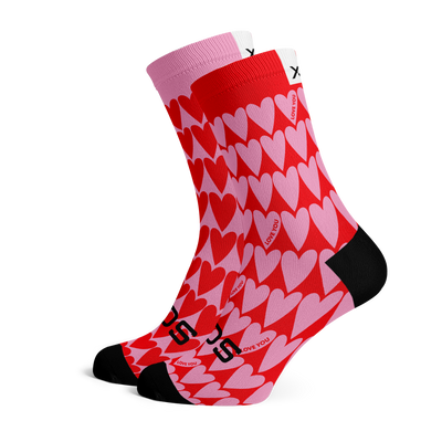 Hearts Crew Socks