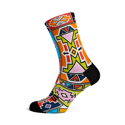 Ndebele Crew Socks