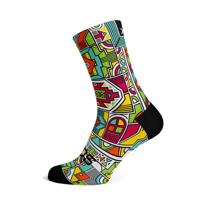Ndebele 2.0 Crew Socks