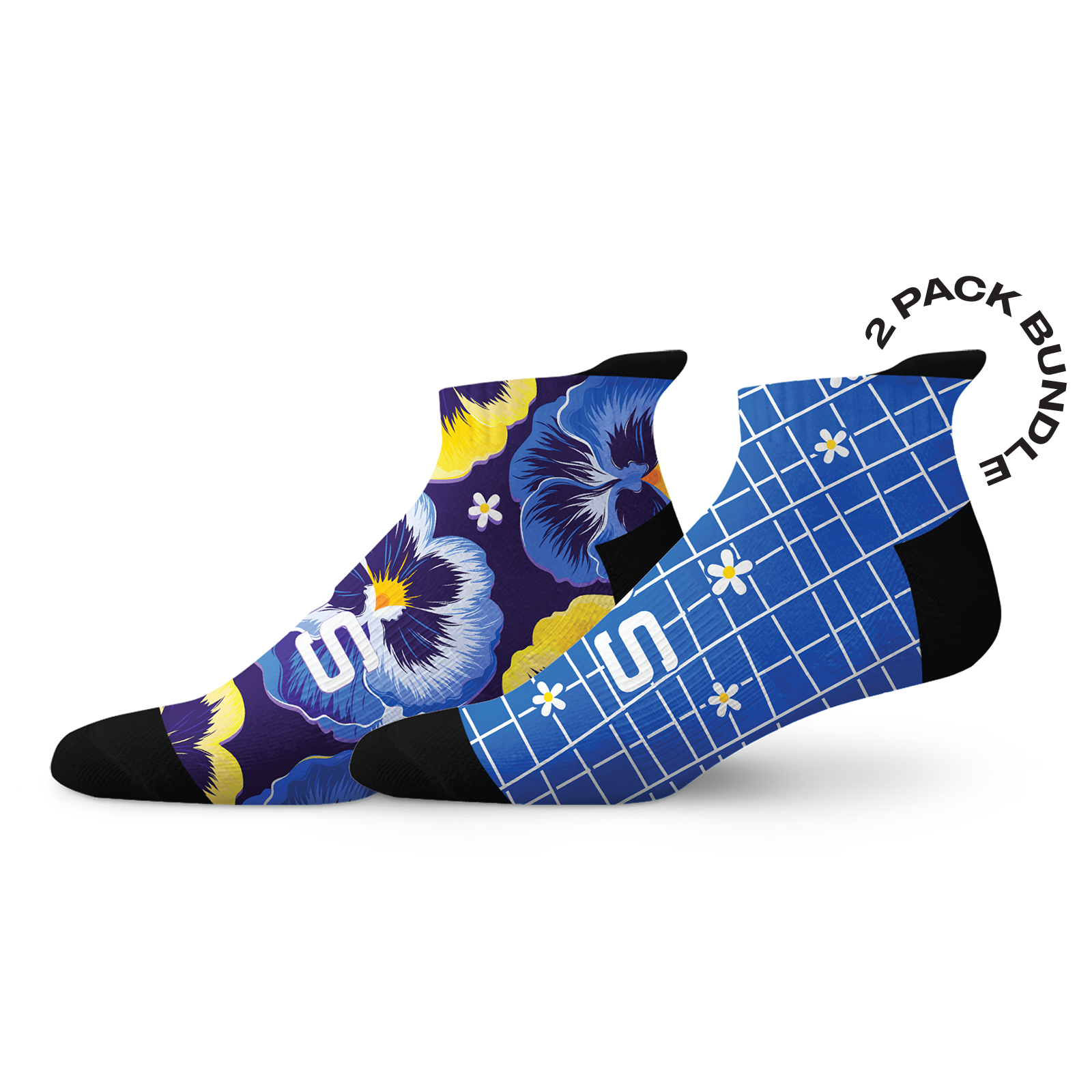 Pansy Tab Socks Combo