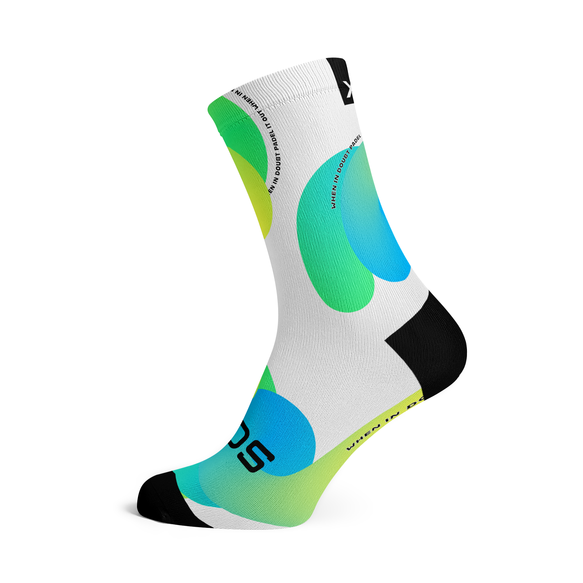 Rollercoaster Padel Crew Socks
