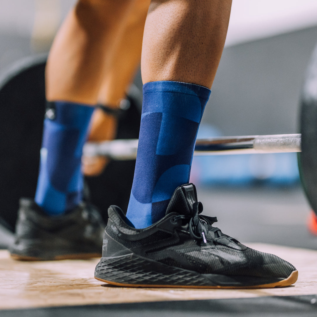 Solid Royal Crew Socks