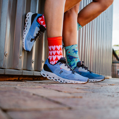 Hearts Crew Socks