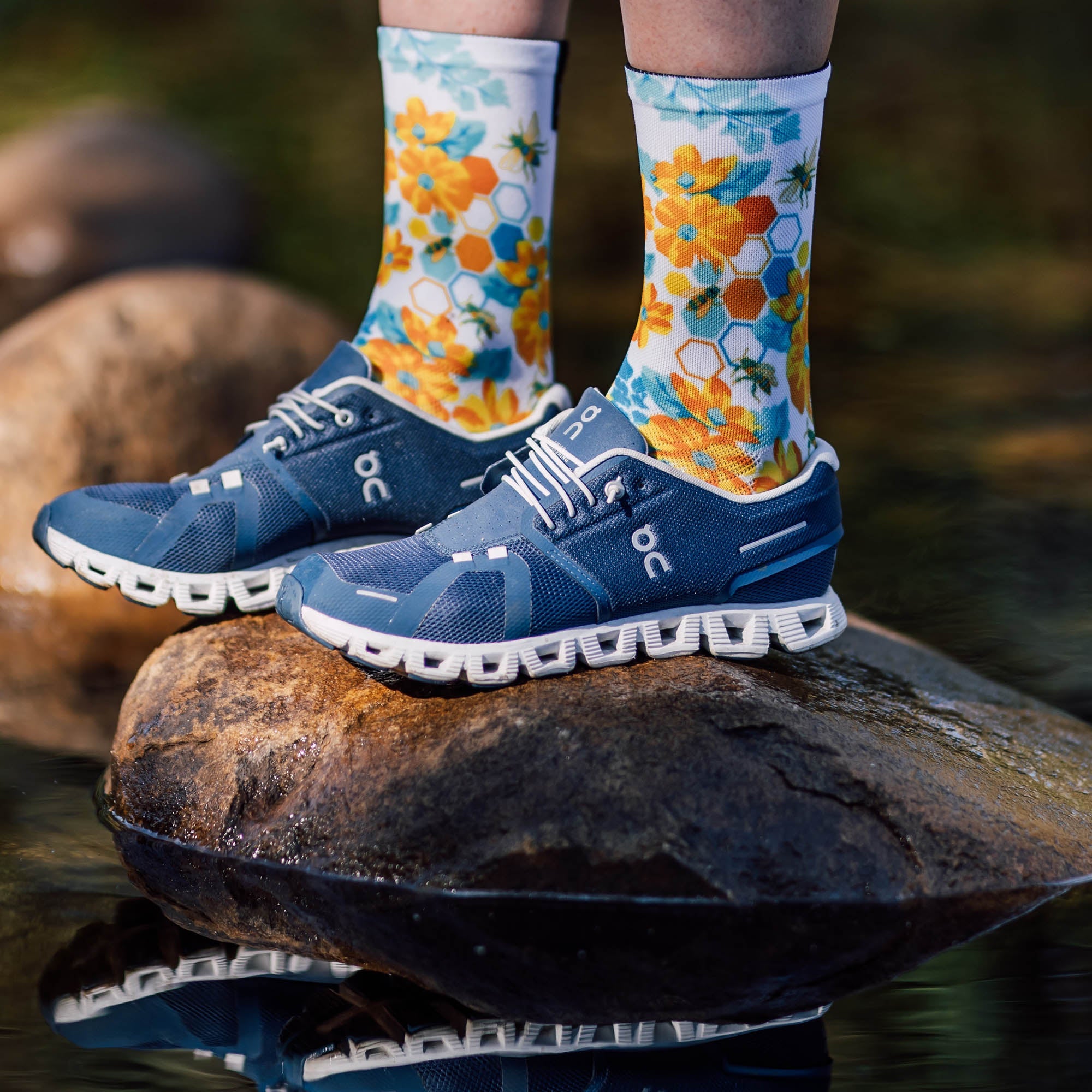 Honey Bees Crew Socks
