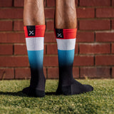 Luxembourg Flag Socks