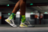 Neon Slide Yellow Socks