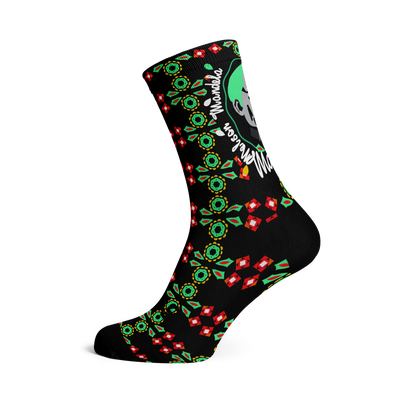 Nelson Mandela Foundation Black Crew Socks
