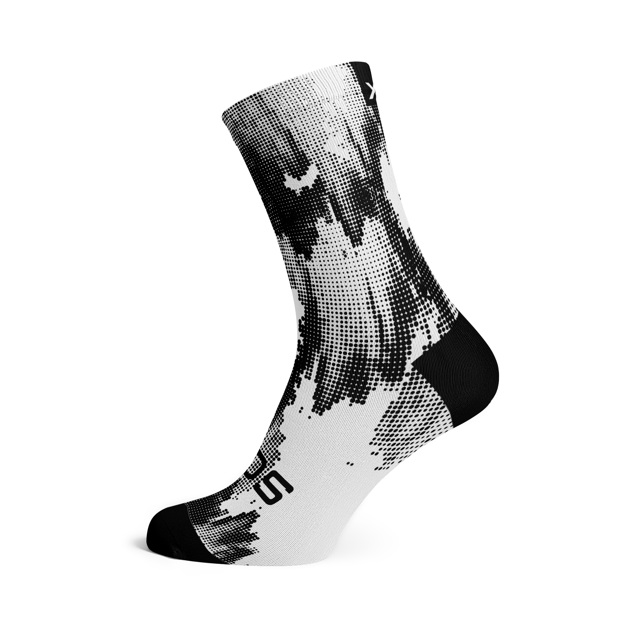 White Gravel Crew Socks