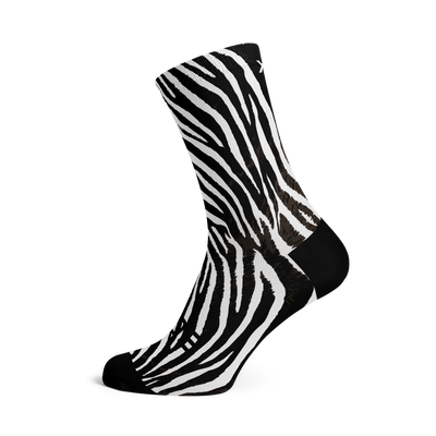 Zebra Crew Socks
